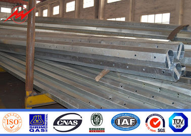 Astm A123 ท่อเหล็กชุบสังกะสี 8-20m เสาไฟฟ้าท่อเหล็ก