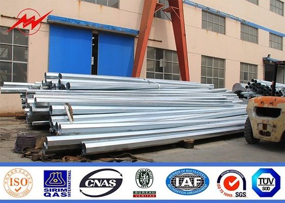 Utility Galvanized Power Poles For Power Distribution Line Project
