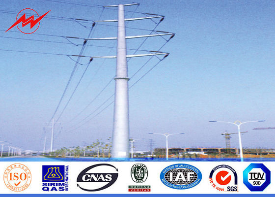 135kv Electricity Self Supporting Distribution Power Transmission Poles AWS D1.1