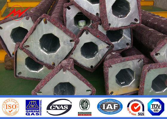 เหล็กกล้า Singal Arm ปลั๊กไฟเสาสูง 6 เมตรพร้อมรับประกันคุณภาพ 15 ปี