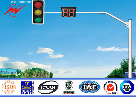 เหล็กไฟ IP65 ขนาด 6 ม., เสาไฟถนนสังกะสี