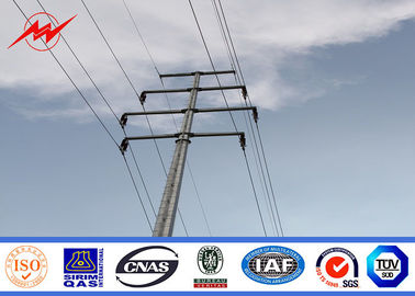 ขั้วเหล็กชุบสังกะสีคุณภาพสูง 65 เกรด 60 Ft สำหรับสายส่ง 138kv