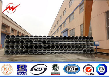 75ft 4mm Q235 Hdg ไฟฟ้าขั้วโลก Polygonal Double Cross Iso รับรอง