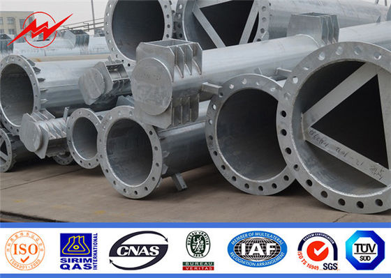 สายไฟฟ้า 30 ฟุต Telescoping เสาไฟฟ้าเหล็กไฟฟ้าแรงสูงเสาไฟฟ้ากำลังสูง