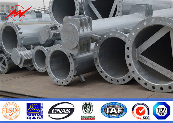 สายไฟฟ้า 30 ฟุต Telescoping เสาไฟฟ้าเหล็กไฟฟ้าแรงสูงเสาไฟฟ้ากำลังสูง