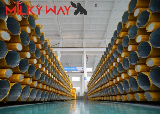 50 ฟุต แกลนไซด์ Octagonal โมโนโพล ทาวเวอร์สําหรับการกระจายสื่อสาร