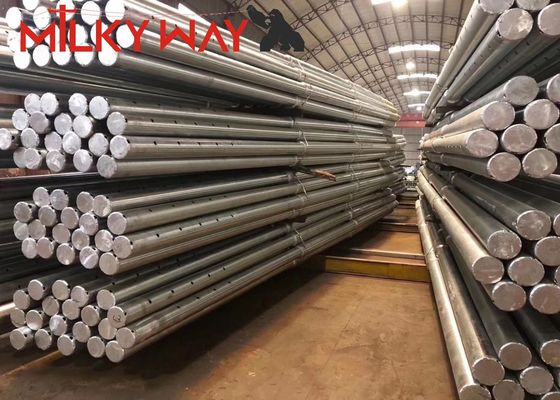 เงินสีขาว Steel Power Pole Specifications สําหรับมาตรฐานการปั่น CWB และ AWS D 1.1