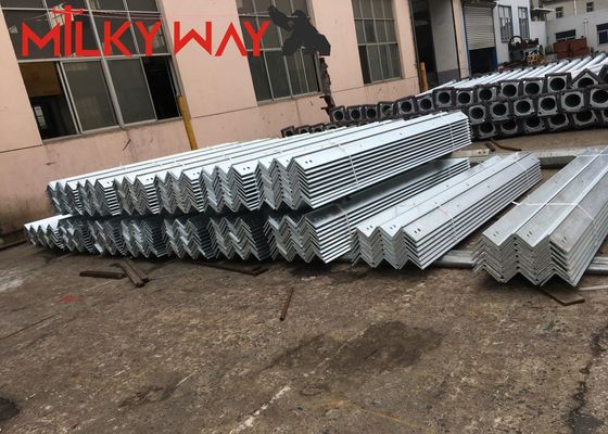 เหล็กฉากชุบสังกะสีแบบจุ่มร้อนสำหรับเสาส่งไฟฟ้า