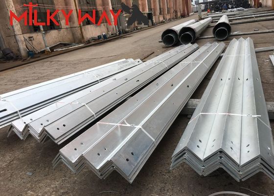 เหล็กฉากชุบสังกะสีแบบจุ่มร้อนสำหรับเสาส่งไฟฟ้า