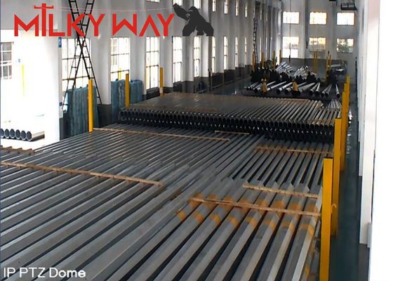 1250 Dan 11.8M 8 ด้าน ต้นไฟฟ้า 4 มม ความหนา การฝังโดยตรง ASTM A123 มาตรฐานการกระปุก