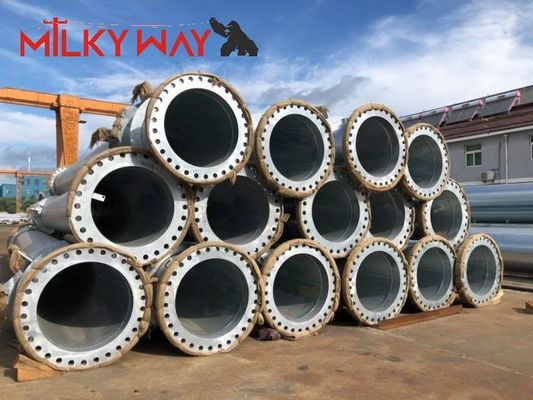 Q345 ทาวเวอร์โมโนโปลสแตนเลสสําหรับโทรคมนาคม 18m-30m Hot Dip Galvanized