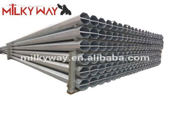 12M 16KN โครงการส่งไฟฟ้าท่อเหล็กสําหรับสายการกระจายไฟฟ้า