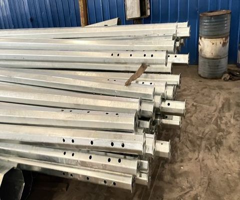 ตะกอนท่อเหล็ก 8M สําหรับสายส่งกระจายไฟฟ้า 69kV ความหนา 3 มิลลิเมตร ตอบสนองมาตรฐานทางเทคนิคและความปลอดภัย