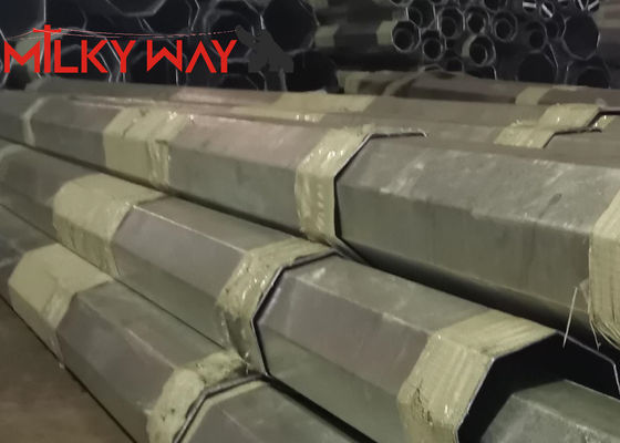 12m 14m 2sections เสาไฟฟ้าที่เป็นมิตรกับสิ่งแวดล้อมเพื่อการส่งพลังงานอย่างยั่งยืนและสีเขียว