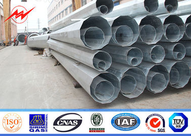 35 ฟุต 40 ฟุต ต้นส่งไฟฟ้า Hot Dip Galvanized Power Distribution Steel