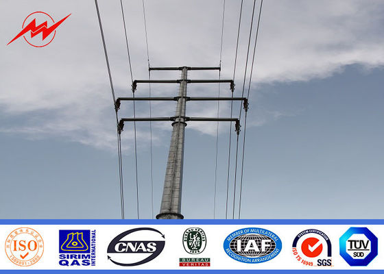 เสากั้นเหล็กชุบสังกะสี Dan รุ่น 15m 1200 Dan สำหรับสายส่งไฟฟ้า 132kv,  / BV / ISO