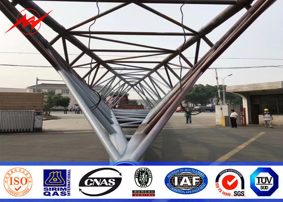 โทรคมนาคมเทคโนโลยี่เสาไฟฟ้าสามเสามีมาตรฐานการสังกะสี 86