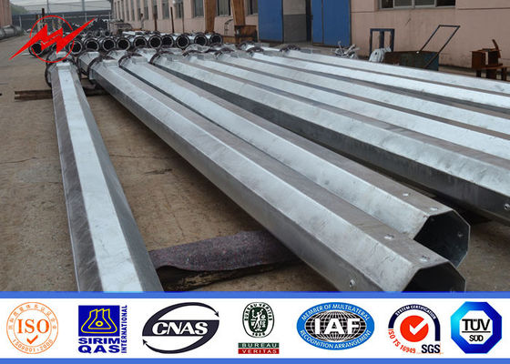 132 Kv 27 มม. 1500 กก. โหลดเสาโมโนเสาสำหรับรับส่งข้อมูลแบบเคลื่อนที่