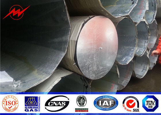 เหล็กชุบสังกะสีขนาด 12.2 เมตรสำหรับโครงการจำหน่ายสายไฟ