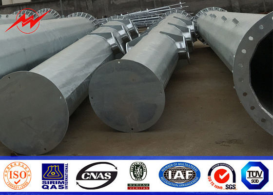 ขายึดช่องเหล็กชุบสังกะสีรูปกรวยอุปกรณ์เสริมเสาไฟฟ้า