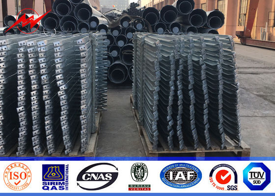 ขายึดช่องเหล็กชุบสังกะสีรูปกรวยอุปกรณ์เสริมเสาไฟฟ้า