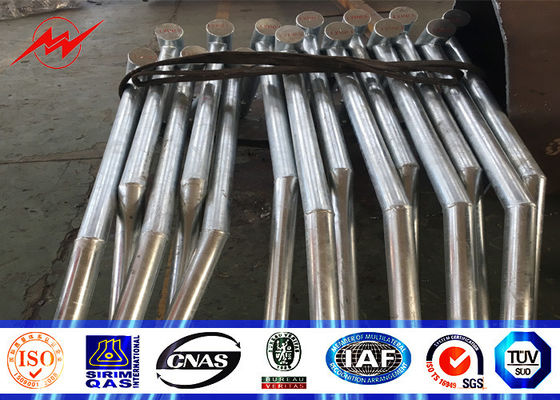 ขายึดช่องเหล็กชุบสังกะสีรูปกรวยอุปกรณ์เสริมเสาไฟฟ้า