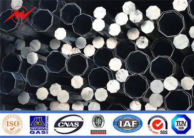 35ft 127-248mm Tube Power เหล็กเสา 2.75 / 3mm หนาจุ่มร้อนชุบสังกะสี