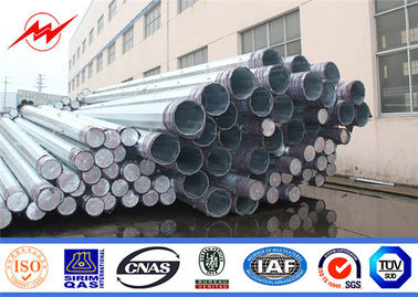 35ft 127-248mm Tube Power เหล็กเสา 2.75 / 3mm หนาจุ่มร้อนชุบสังกะสี