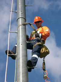 เสาไฟฟ้ายูทิลิตี้ชุบสังกะสีขนาด 133kv 40 ฟุตพร้อม ISO