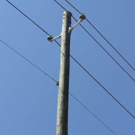 2.75 * 127 * 248 * 10670mm Gr, 345 Mpa HDG เสาพลังงานเหล็ก Monopoles ด้วย AWS D1.1