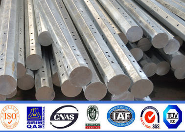 เสาส่งกำลังแปดเหลี่ยมทนทาน 15M 50KN สำหรับสายจำหน่าย