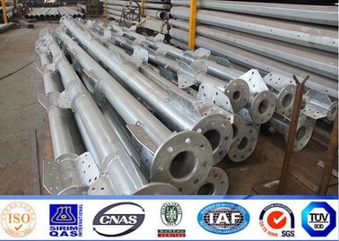 เสาไฟฟ้าเหล็กแปดเหลี่ยม 69KV สำหรับโครงการสายส่งแรงสูง