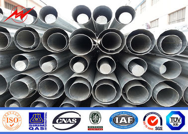 Dip แบบจุ่มร้อนชุบสังกะสีความยาว 60 Ft 70 Ft 90 Ft เสาพลังงานโลหะเกรด 65 ASTM A572