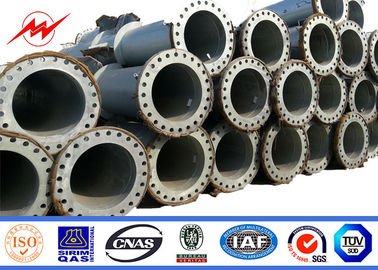 เสาพลังงานเหล็กชุบสังกะสีแบบเหลี่ยมแปดเหลี่ยม 70FT 94FT 120FT