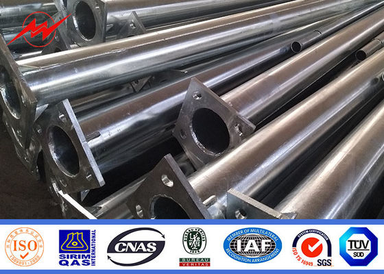 เสาไฟพาณิชย์ขนาด 5-15 เมตรพร้อมเสาชุบสังกะสีแบบจุ่มร้อน