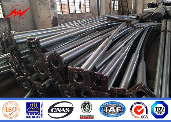 การอนุมัติ  ISO 5-20m เสาไฟถนนงอเป็นสีมาตรฐาน RAL