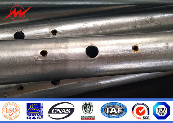 การอนุมัติ  ISO 5-20m เสาไฟถนนงอเป็นสีมาตรฐาน RAL