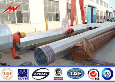 เสาเหล็กชุบสังกะสีมาตรฐานฟิลิปปินส์ NGFT 75FT พร้อมความหนา 4-5 มม