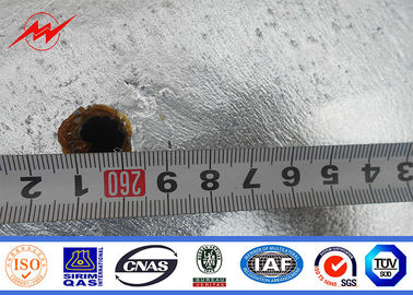 69KV 45FT 2 Segements เสาเหล็กชุบสังกะสีไฟฟ้าฟิลิปปินส์ NEA มาตรฐาน
