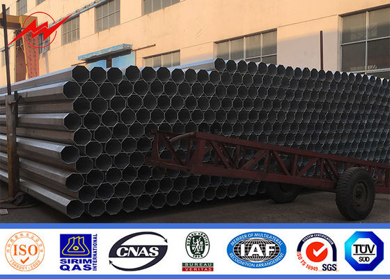 NAPORCOR Bitumen 11m ขั้วไฟฟ้าสำหรับโครงการ Overheadline ในฟิลิปปินส์