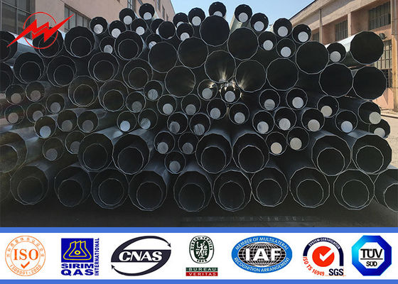 NAPORCOR Bitumen 11m ขั้วไฟฟ้าสำหรับโครงการ Overheadline ในฟิลิปปินส์