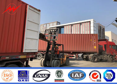 เสากระจายพลังงาน 9 เมตรเสาเหล็กชุบสังกะสี 200 แดน 400 แดน 650 แดน 800 แดน