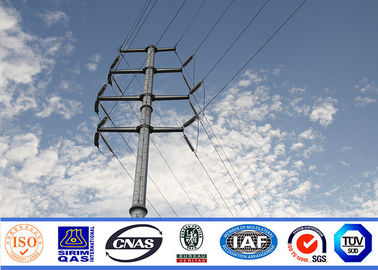 70FT 94FT 120FT Transimission Line เสาไฟฟ้าไฟฟ้าขนาด 12 สำหรับงานก่อสร้าง