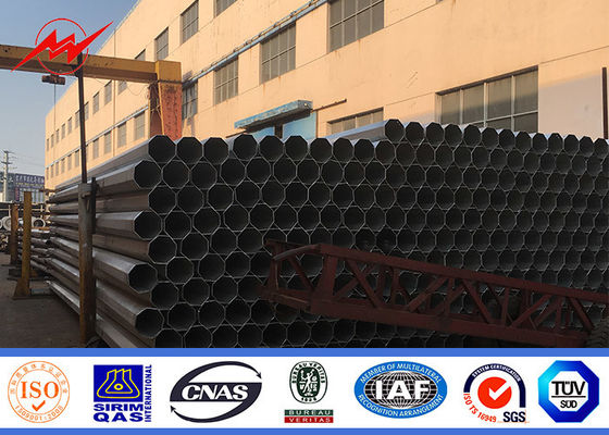 รอบ 10kv ~ 550kv พลังงานท่อเหล็กเสาสำหรับโครงการสายส่ง