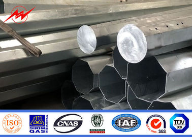 65 Feet Type Hs Ht เสาไฟฟ้าพร้อมมุมครอสสตีล