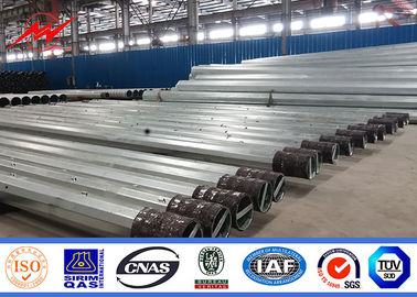 75FT 80FT NGCP Type E เสาโลหะชุบสังกะสี, เสาส่งสายชีวิตยาว