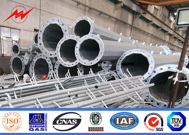 เสาเหล็กชุบสังกะสีไฟฟ้า 45-100FT 2000 กก. โหลดการออกแบบส่วนหนึ่ง