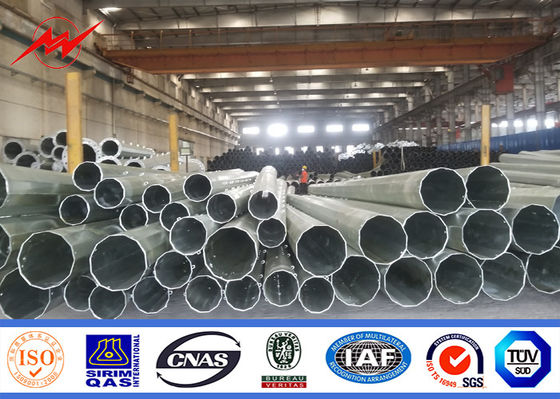 S500MC โค้งเสาไฟถนนพับสังกะสี 9 ม. พร้อมความหนาขั้นต่ำ 3 มม