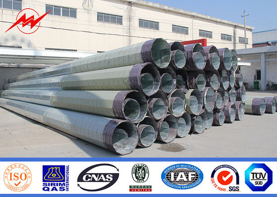 S500MC โค้งเสาไฟถนนพับสังกะสี 9 ม. พร้อมความหนาขั้นต่ำ 3 มม