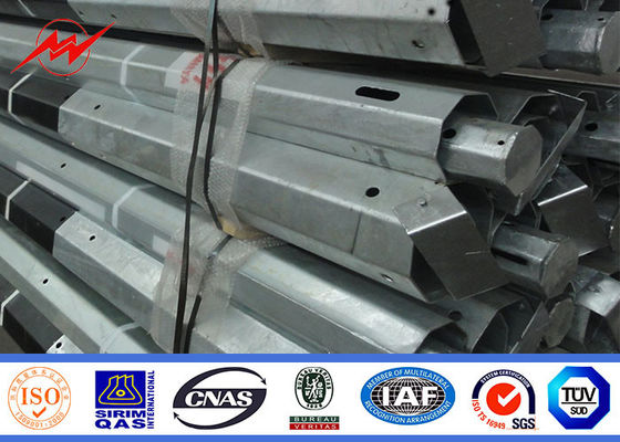 เสาไฟฟ้าเหล็กเสายาว 15 เมตรพร้อม FRP และ Marks มาตรฐานมาเลเซีย